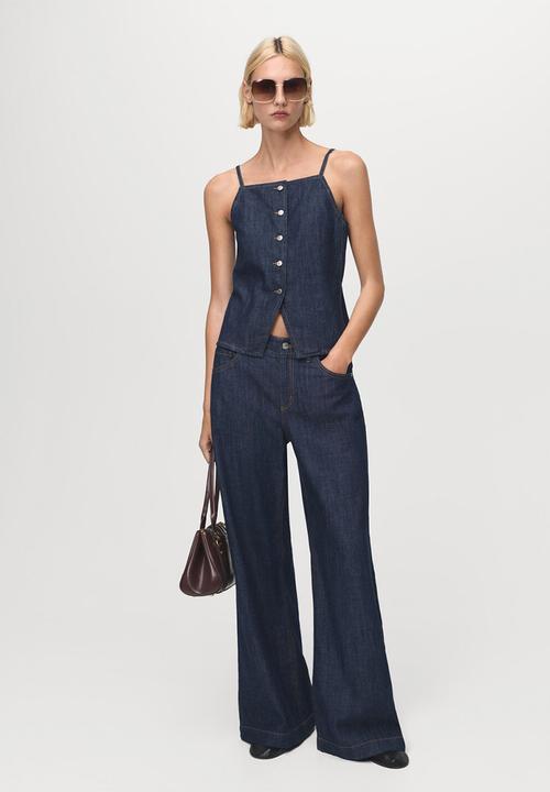 MANGO - Jeans Lia - Open Blue