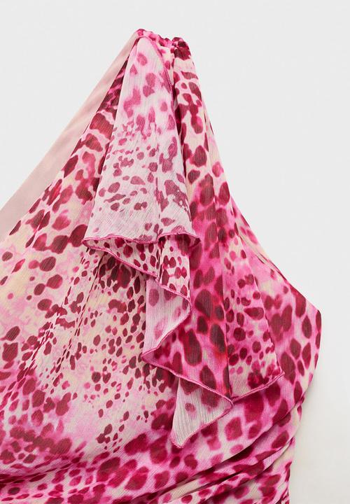 MANGO - Dress corinne -  bright pink