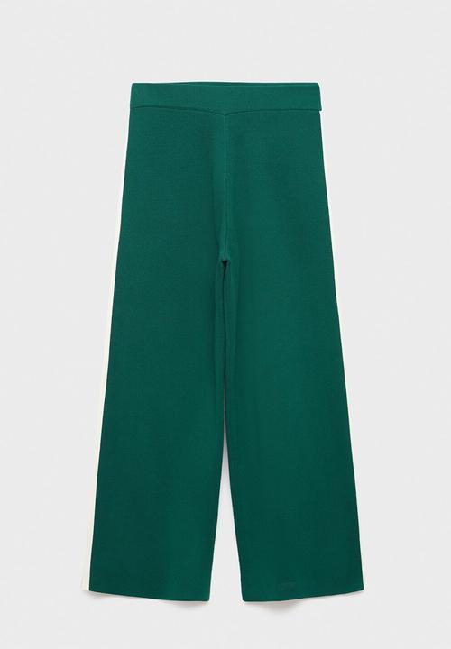 MANGO - Trousers roma -  dark green