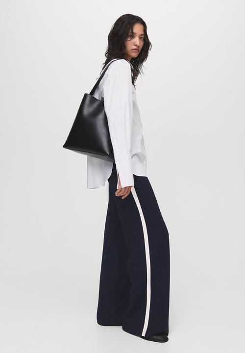 MANGO - Trousers roma -  navy