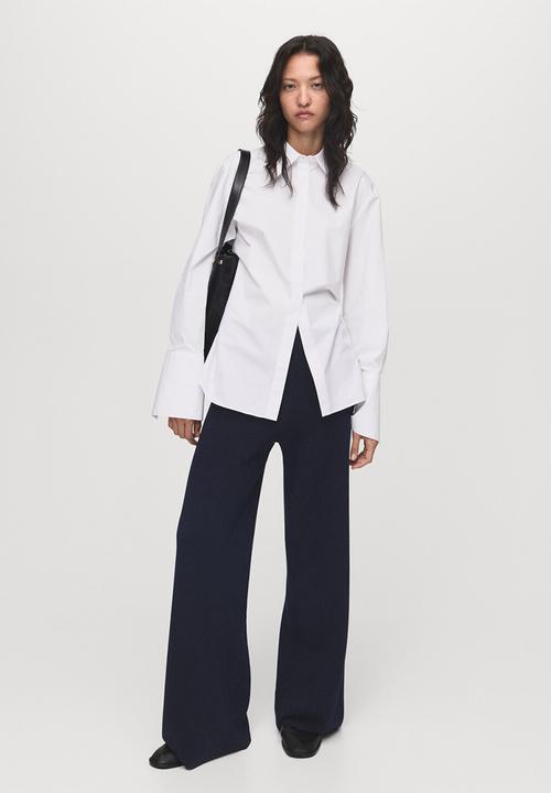 MANGO - Trousers roma -  navy