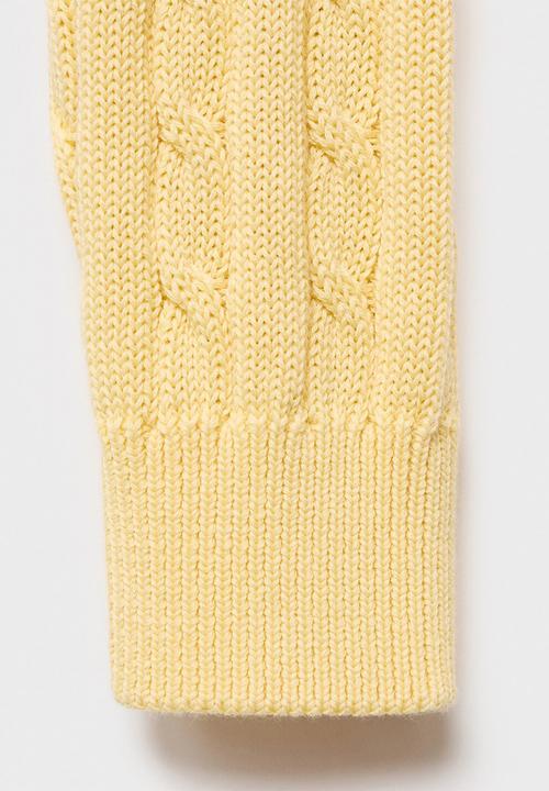 MANGO - Jersey sunny - light pastel yellow