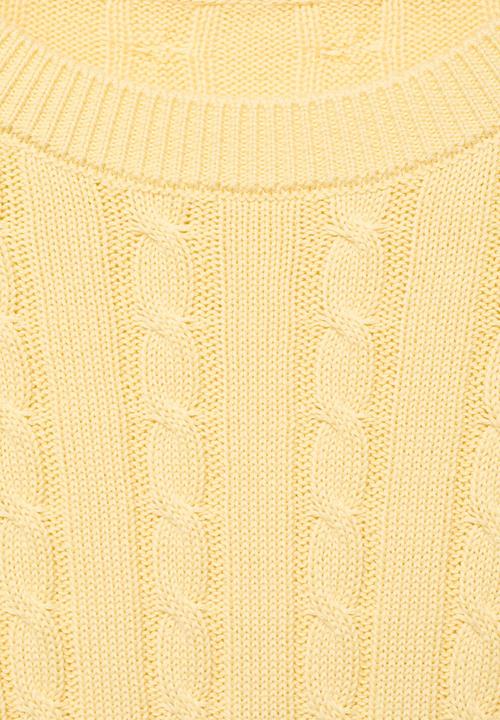 MANGO - Jersey sunny - light pastel yellow