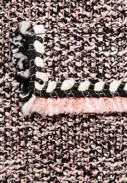 MANGO - Chaqueta pinky - black & neutral