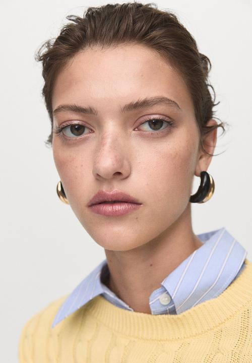 MANGO - Jersey sunny - light pastel yellow