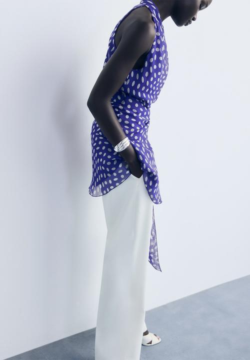 MANGO - Dress tango -  blue