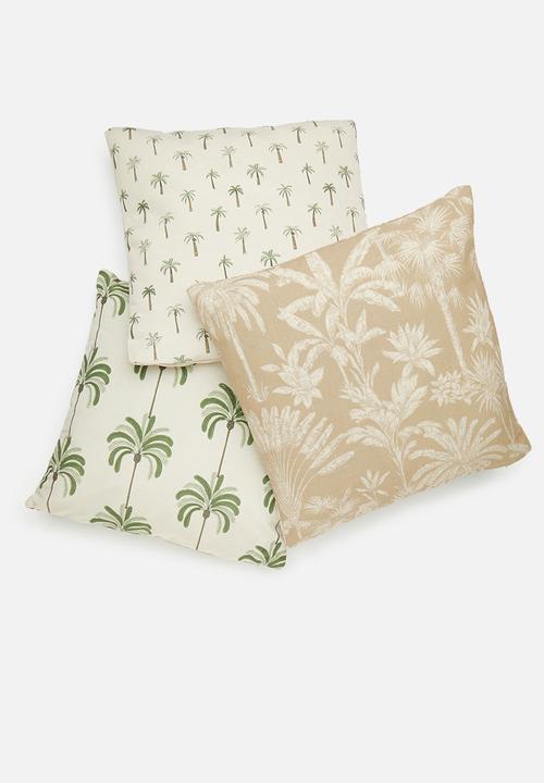 H&S - Tropical patio cushion - neutral