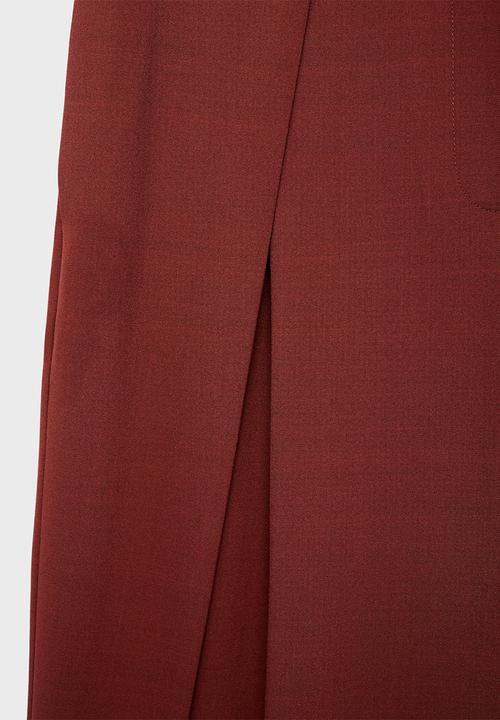 MANGO - Trousers dani -  dark orange