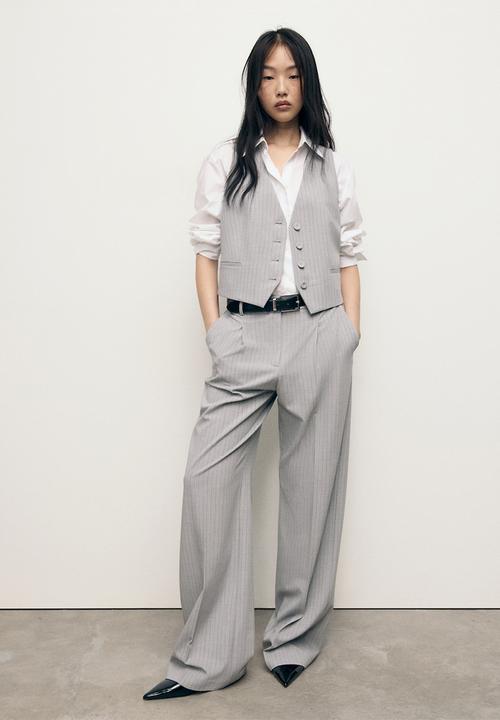 MANGO - Chaleco bowery - gray