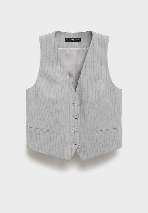 MANGO - Chaleco bowery - gray