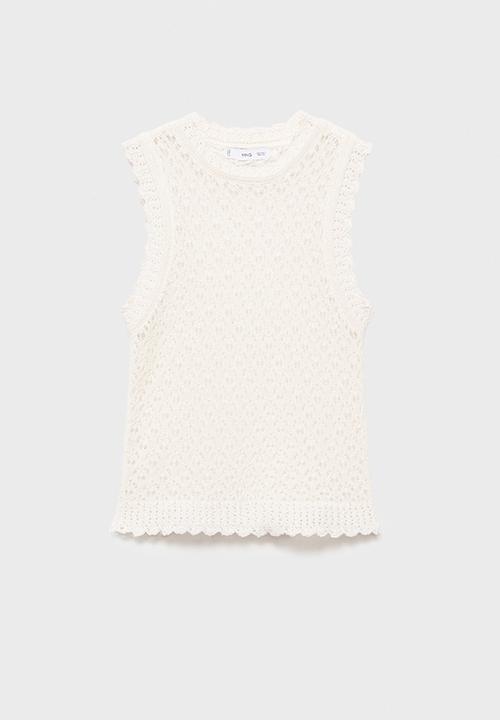 MANGO - Top Atenas - Light Beige