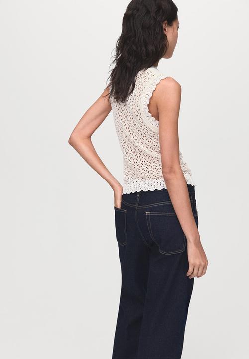 MANGO - Top Atenas - Light Beige