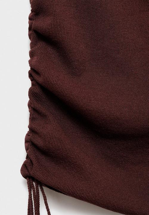 MANGO - Top waterfal - brown