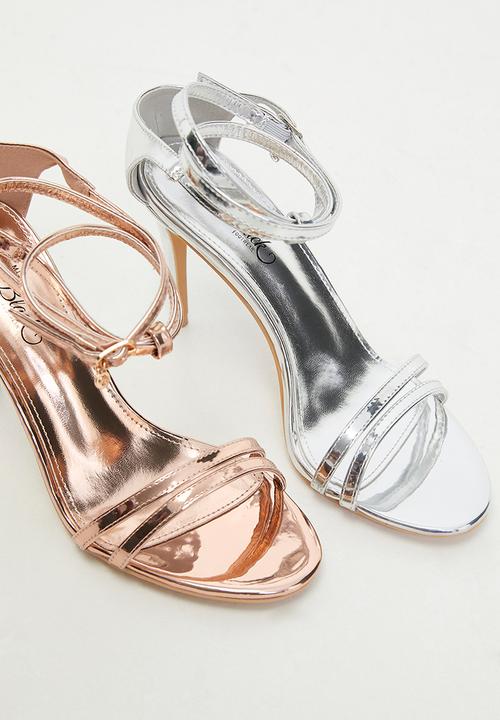 Miss Black - Jazz 21 heel - silver