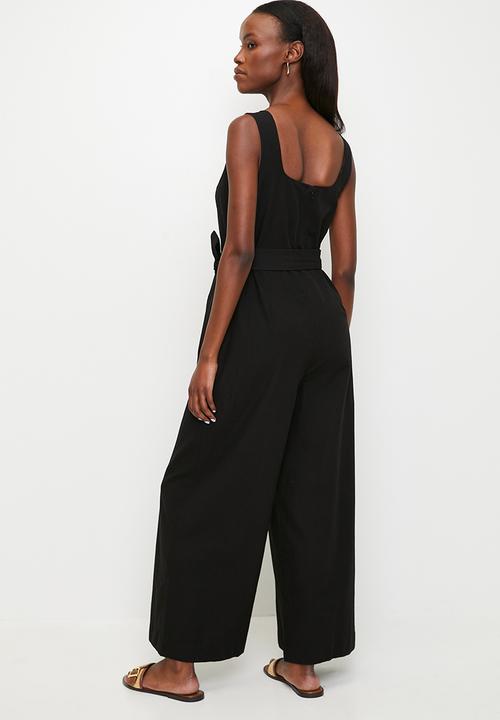 POLO - Robyn sl jumpsuit - black
