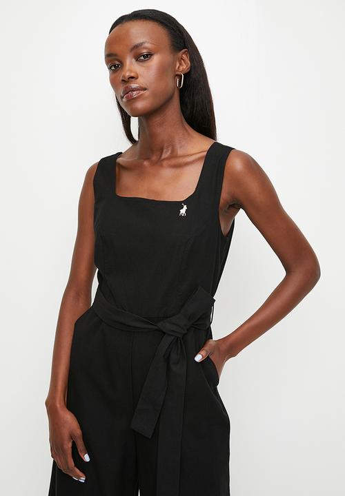 POLO - Robyn sl jumpsuit - black