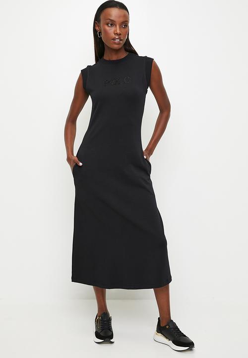 Wmn Mila s/s Casual Dress - Black
