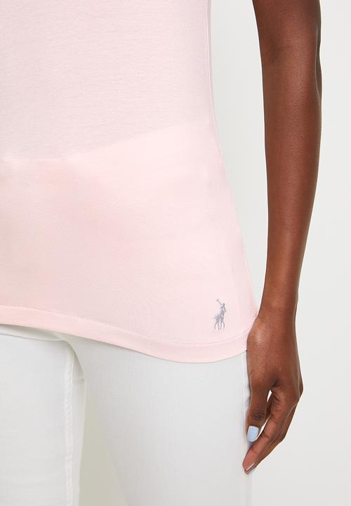 POLO - Lara short sleeve embroidered T-shirt - dusk pink