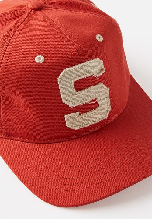 Cotton On - 5 Panel Hat - Dull Red