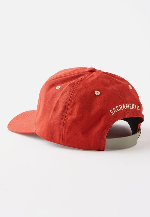 Cotton On - 5 Panel Hat - Dull Red