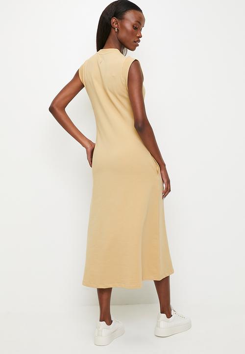 POLO - Wmn Mila s/s Casual Dress - Stone