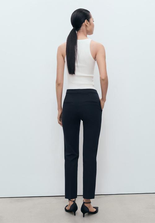 MANGO - Trousers paloma  - navy