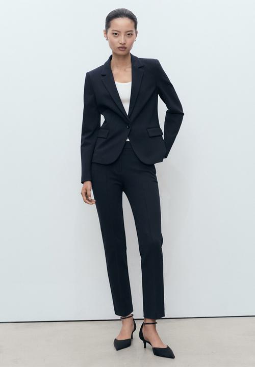 MANGO - Trousers paloma  - navy