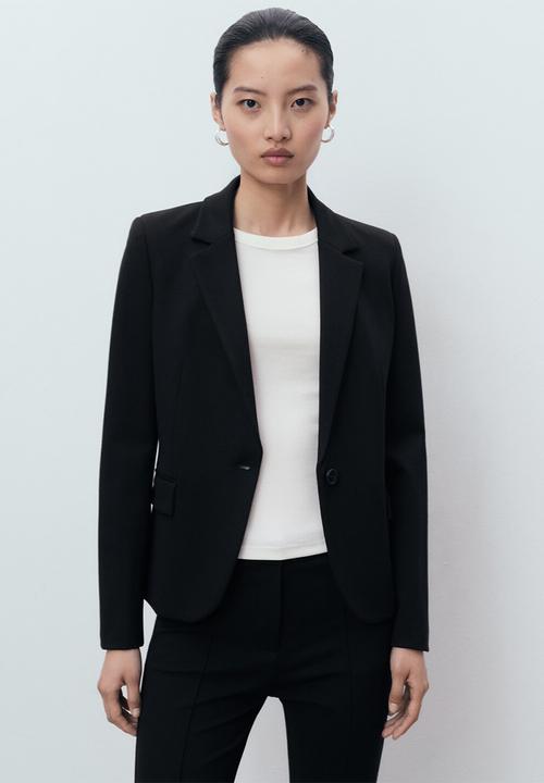 MANGO - Trousers paloma  - black