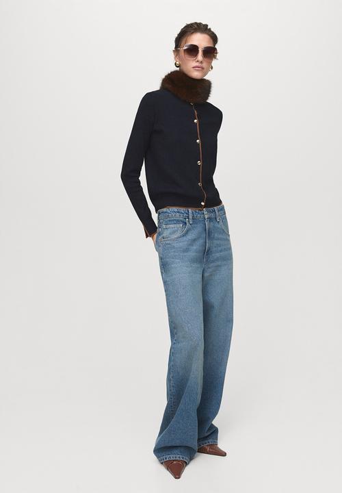 MANGO - Cardigan luccav - midnight navy