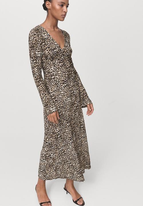 MANGO - Dress pome  - black