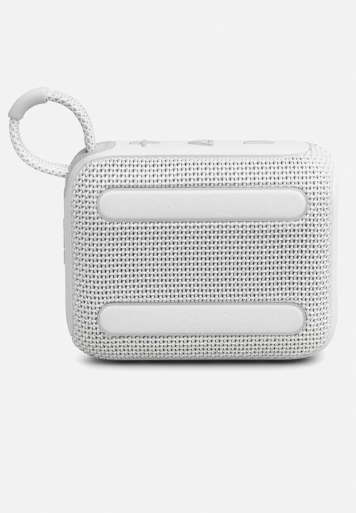 JBL - Go 4 Portable Waterproof Bluetooth Speaker – White