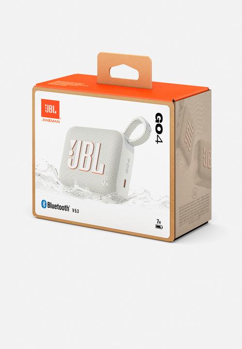 JBL - Go 4 Portable Waterproof Bluetooth Speaker – White
