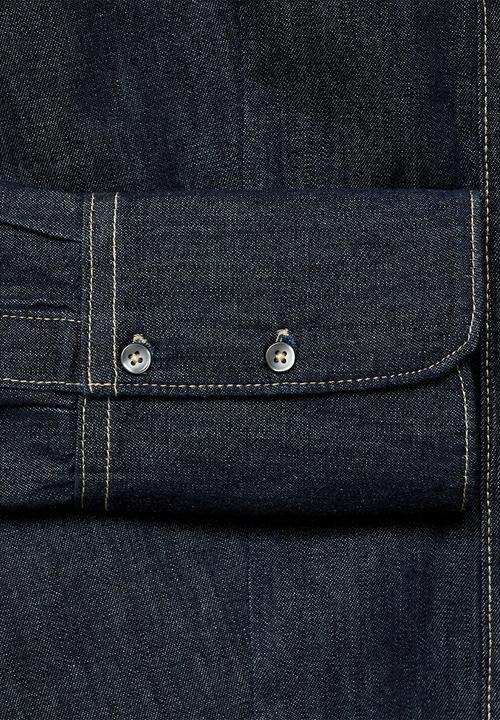 MANGO - Camisa rue - open blue