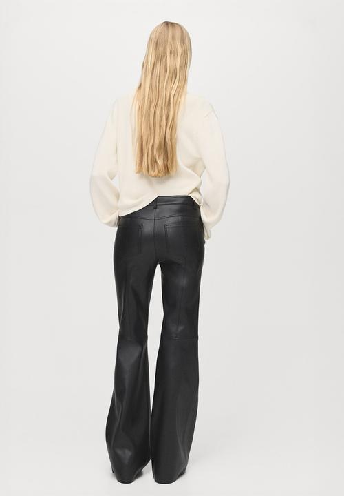 MANGO - Pantalon connie - black