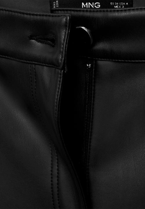 MANGO - Pantalon connie - black