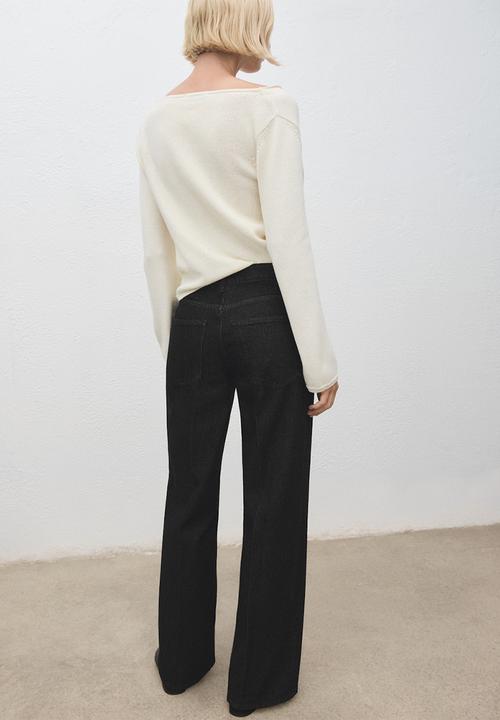 MANGO - Jeans martina - black