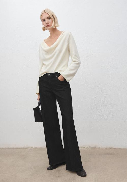 MANGO - Jeans martina - black