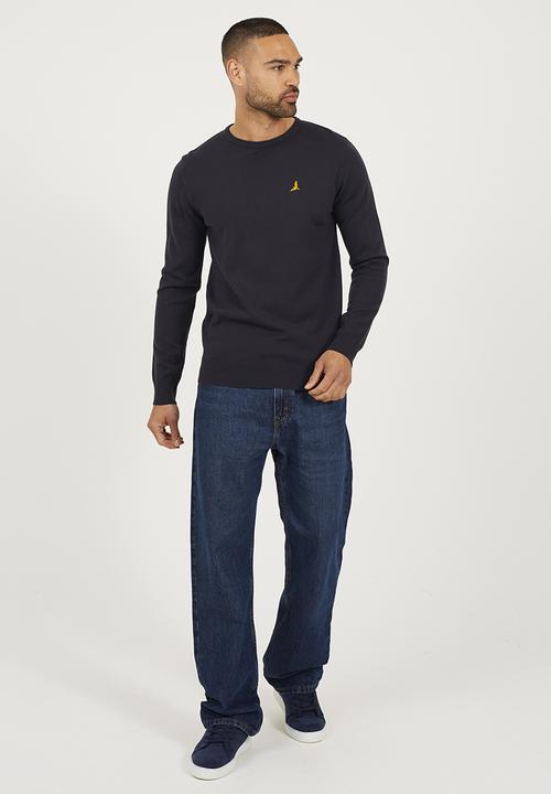 Brave Soul - Crew Neck Jumper - Midnight Navy
