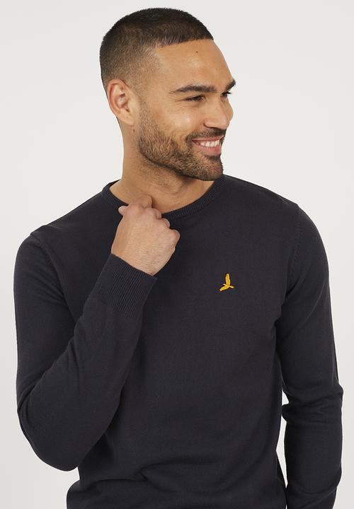 Brave Soul - Crew Neck Jumper - Midnight Navy