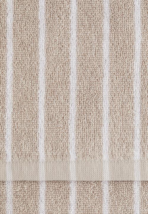 H&M - Striped bath towel - beige