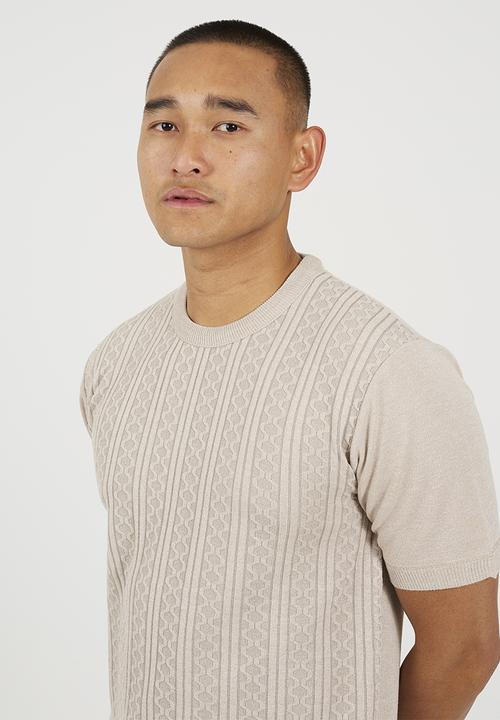 Brave Soul - Desalvo Crew Neck - Stone Marl