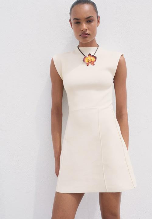 MANGO - Dress domino - light  beige 