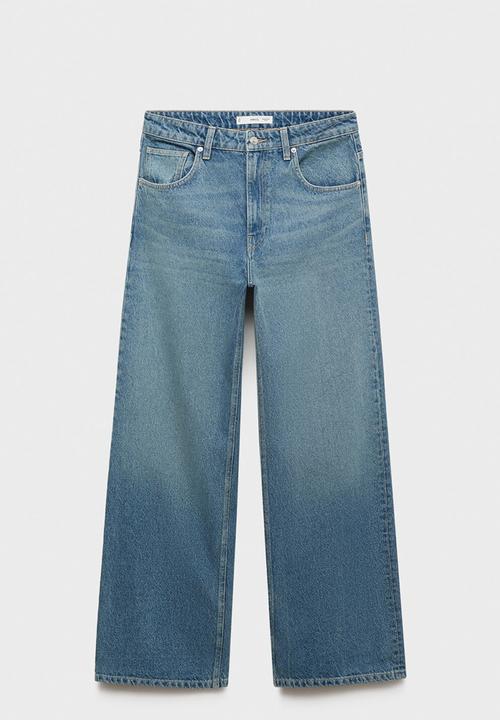 MANGO - Jeans niki -  open-blue