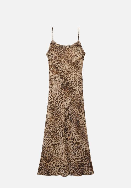 MANGO - Dress angelica -  light beige