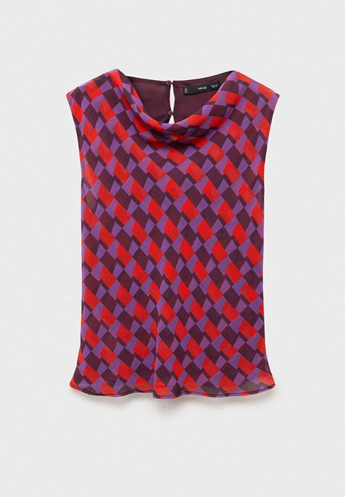 MANGO - Blouse martina -  purple