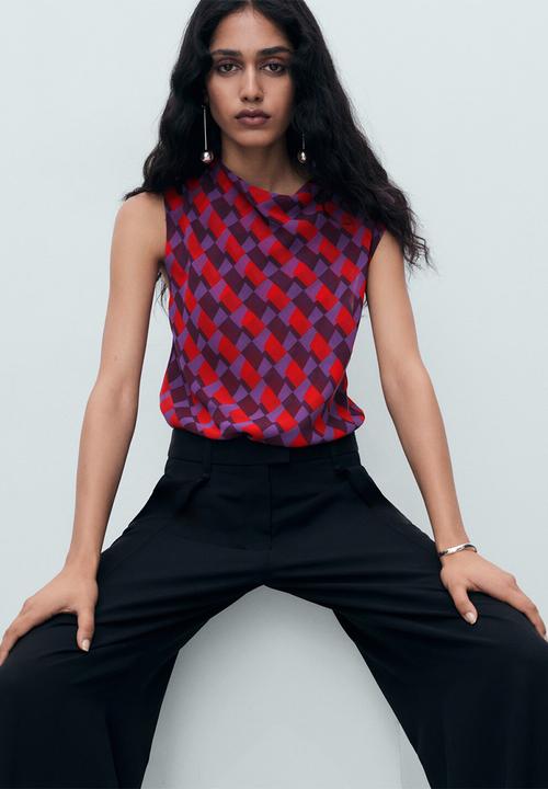 MANGO - Blouse martina -  purple