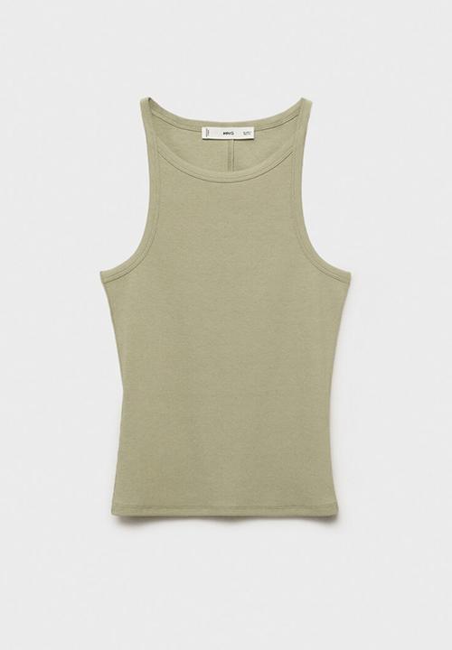 MANGO - Top Bonini - Beige & Khaki