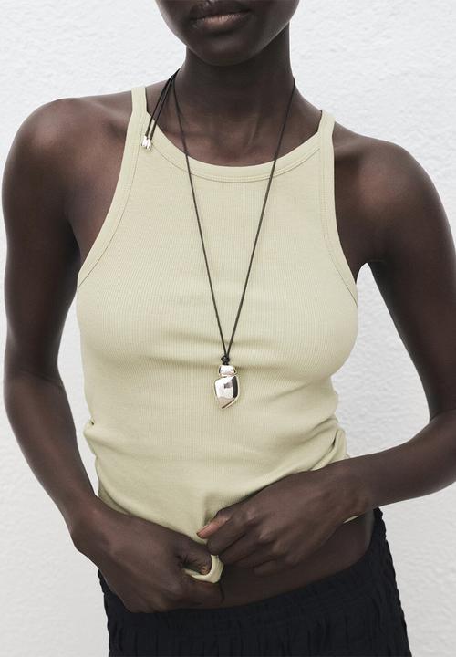 MANGO - Top Bonini - Beige & Khaki