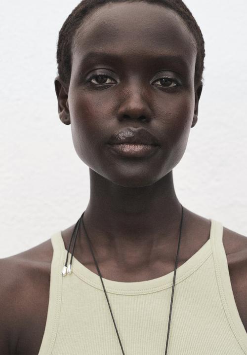MANGO - Top Bonini - Beige & Khaki