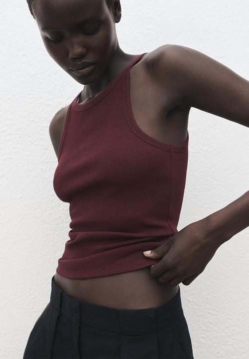 MANGO - Top Bonini - Dark Red